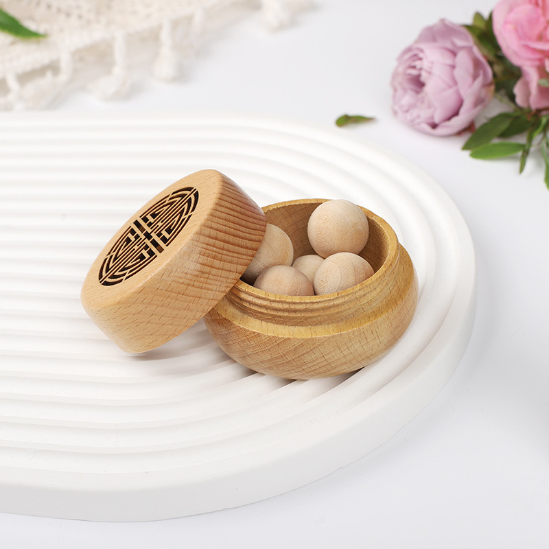 Fragrance Perfume Box - Antik Taşınabilir Parfümsüz Koku Ahşap Kutu