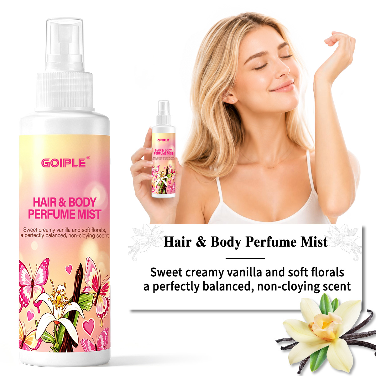 Perfume Fragrance Mist - Saç ve Vücut Parfümü Spreyi, Cilt
