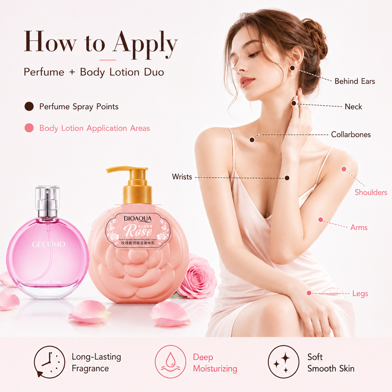 GECOMO Kadın Parfüm Seti 50ml  - Perfume Fragrance Body Lotion incelemesi ve fiyatı